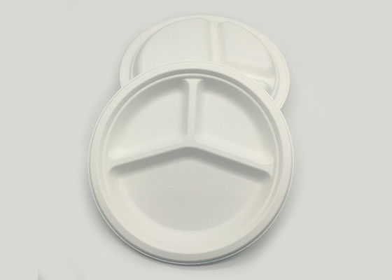 9 Inch 16g 100% Biodegradable Sugarcane Bagasse Plates