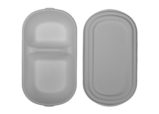 Bagasse Lunch 22.5×12.5×5.5cm Biodegradable Salad Boxes