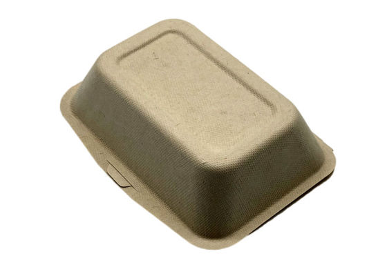 Biodegradable 7 ×5 Inch Bagasse Clamshell Containers 20g