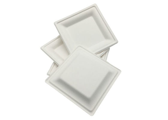 100% Compostable 6 Inch 10g Sugarcane Waste Plates