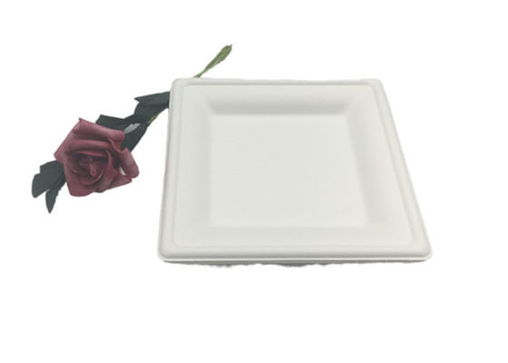 100% Compostable 6 Inch 10g Sugarcane Waste Plates