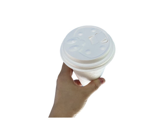 Non Toxic  8cm Leakproof Bagasse Cup Lid