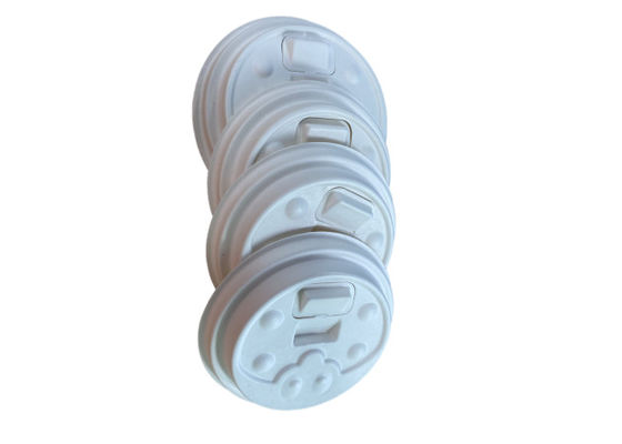 Non Toxic  8cm Leakproof Bagasse Cup Lid