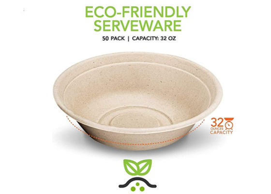 Eco Friendly Dinnerware 32Oz Biodegradable Soup Cups