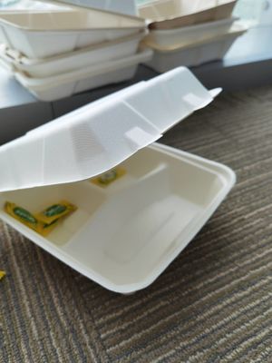 Biodegradable compostable bagasse 8inch compartment lunch paper boxes for fast food for restaurant and party use