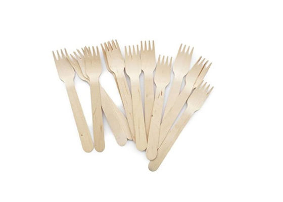 10000pcs/Carton 100% Birchwood 160mm 3g Compostable Cutlery Set