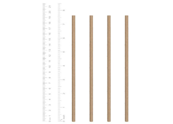 Biodegradable Kraft 12KG/Ctn Earth Friendly Paper Straws