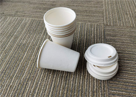 16 Ounce Sugarcane Pulp Biodegradable Cups And Lids