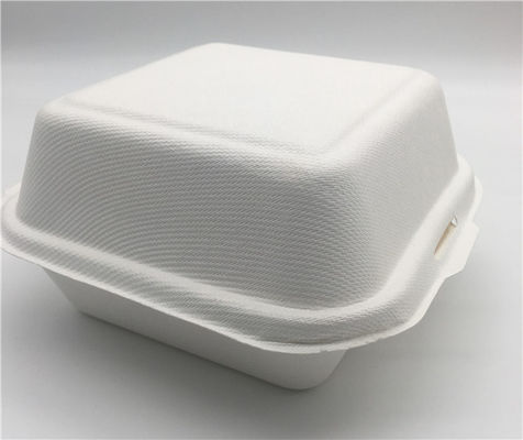 6x6 Inch  Biodegradable Takeout Containers