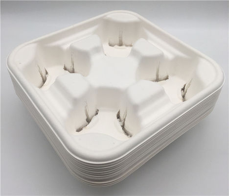 4 Compartment Biodegradable Cups and Lids