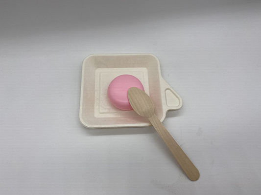 Eco Friendly 8g 115×115mm Cornstarch Trays