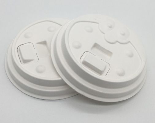 Natural Biodegradable Cups And Lids φ95 X 20 Mm