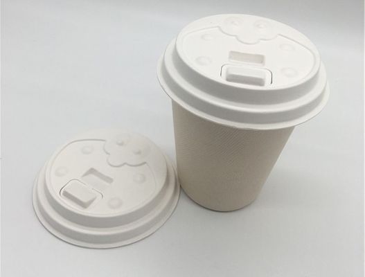 Natural Biodegradable Cups And Lids φ95 X 20 Mm