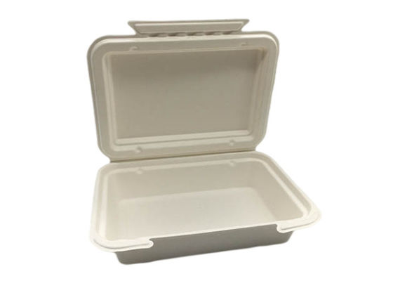 9"×6”825ml Pulp Biodegradable Takeout Containers