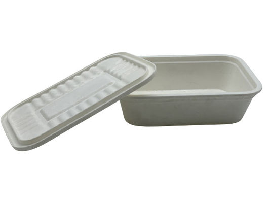 100% Compostable LFGB 17.5x12.5x4.5cm Cornstarch  Bio Food Packaging