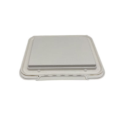 Renewable 9x6 Inch 39g Biodegradable Takeout Containers