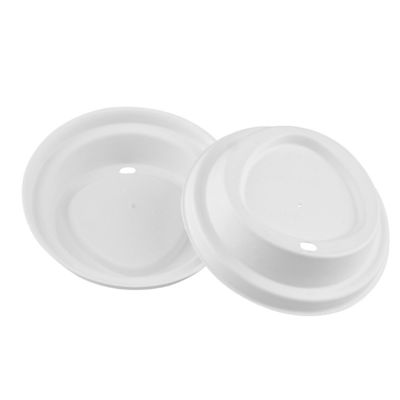 100% Biodegradable Capsul Cups Cover Bubble Recyclable Disposable Bagasse Cups Lids For Coffee Cup