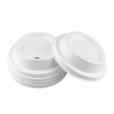 100% Biodegradable Capsul Cups Cover Bubble Recyclable Disposable Bagasse Cups Lids For Coffee Cup