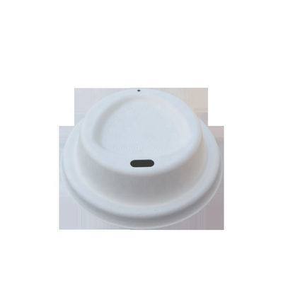 80mm Molded Disposable Sugarcane Bagasse Cup Lids