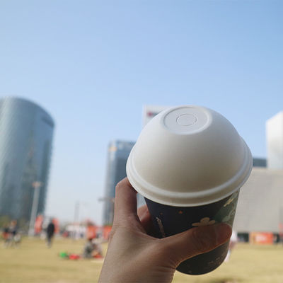 GB/T7974 Plant Fiber Based Cold Drinking Biodegradable cup Lids