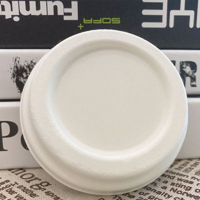 Biodegradable Sugarcane Cup Lid For 8oz Coffee Cup
