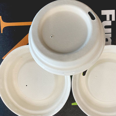Compostable Bagasse Disposable Coffee Cup Lids 90mm