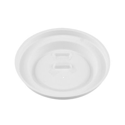 100% Compostable Biodegradable 90mm Bagasse Cup Lids, For Hot Or Cold Coffee & Tea Cup