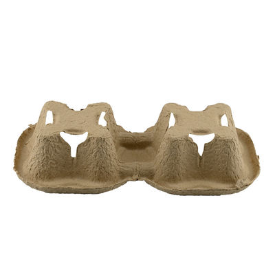 Wholesale Disposable 2 Cup Paper Cup Carrier , Paper Coffee Cup Holder Tray