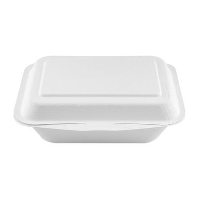 7*5 Inch Compostable Food To Go Containers Disposable Take Away Food Lunch Box