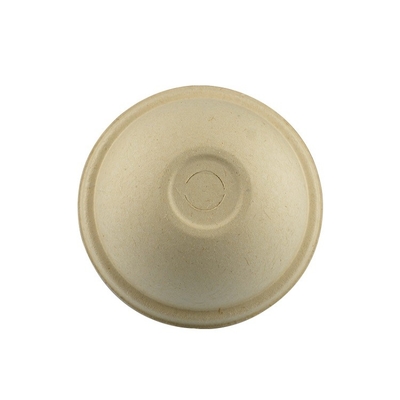 Manufacture Tea Cup Cover Eco Biodegradable Pulp Sugarcane Paper Dome Lids 90mm