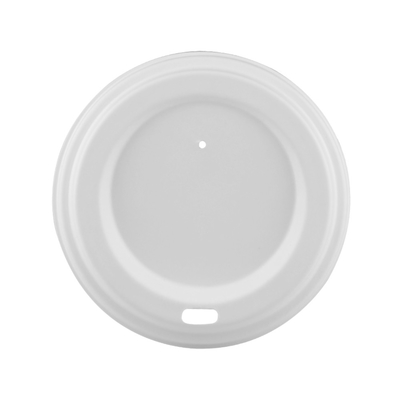 Custom Plants Coffee Cups Lids Made From Sugarcane Bagasse Pulp Withe PFAS-Free