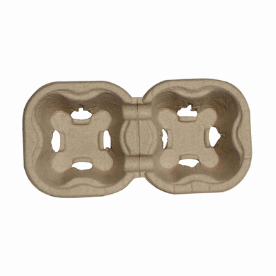 Takeout Containers For 4 Cups 100% Compostable Biodegradable For Coffee Or Tea Cup