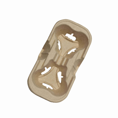 Takeout Containers For 4 Cups 100% Compostable Biodegradable For Coffee Or Tea Cup