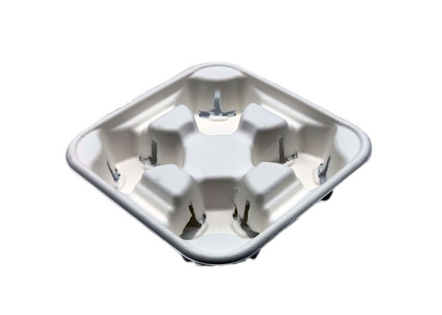 Natural 4 Cup 28g Shockproof  Drink Carrier Tray