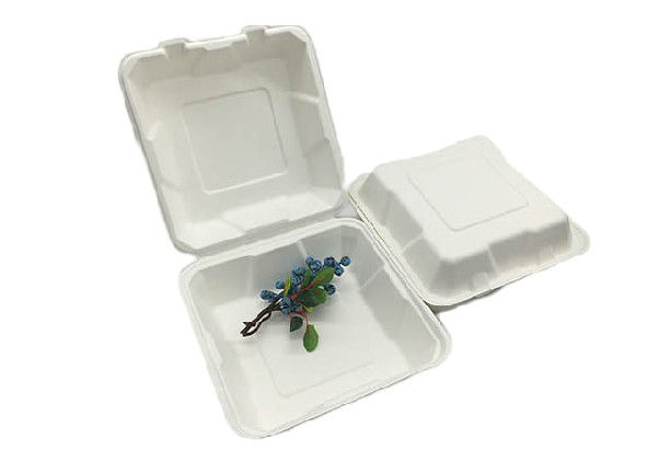 Dinnerware  8×8 Inch 100% Biodegradable Takeout Containers