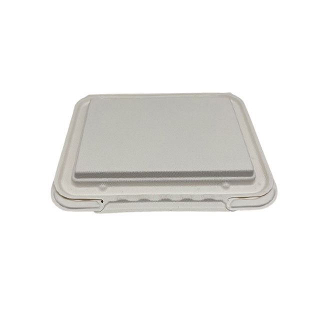 Renewable 9x6 Inch 39g Biodegradable Takeout Containers