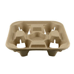 Stackable No Spill 2 4 Paper Cup Holder Tray For Coffee Bar